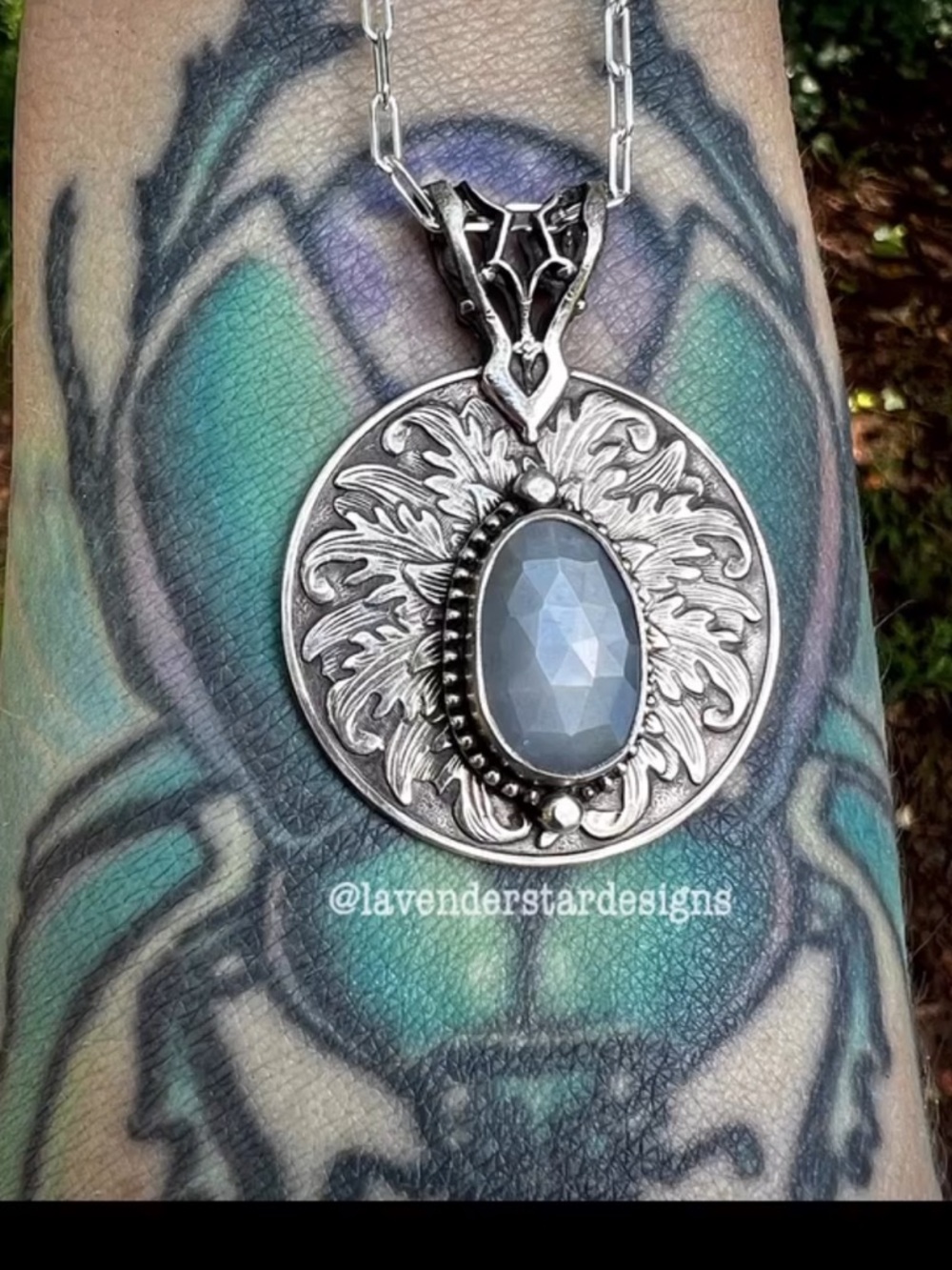 🌟 Trade w/D Artisan Faceted Moonstone Necklace 🌟 - Picture 4 of 7